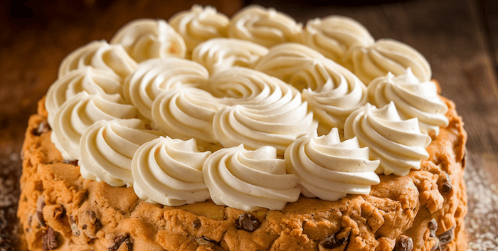 Chocolate Chip Cookie Cake Recipe with Buttercream Frosting