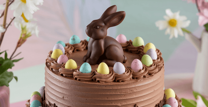 Two-Tier Chocolate Easter Bunny Cake Recipe UK