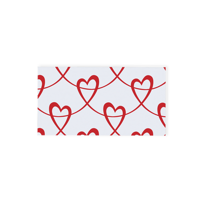 Love Hearts Chocolate Truffle Gift Box (red hearts) 25g