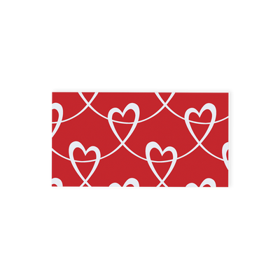 Love Hearts Chocolate Truffle Gift Box (white hearts) 25g