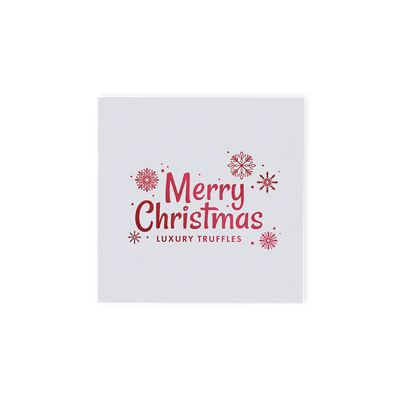 Merry Christmas 4 Chocolate Truffle Gift Box (46g)