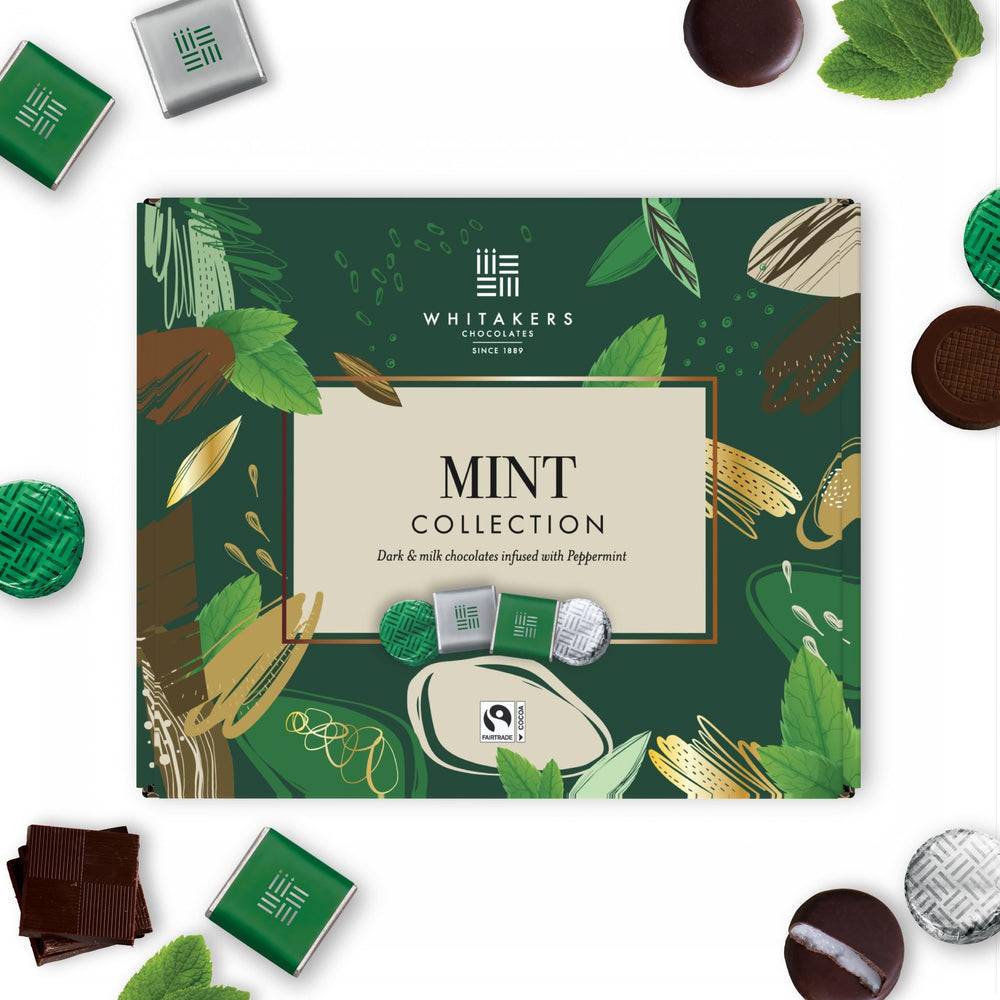 milk and dark chocolate mint collection box