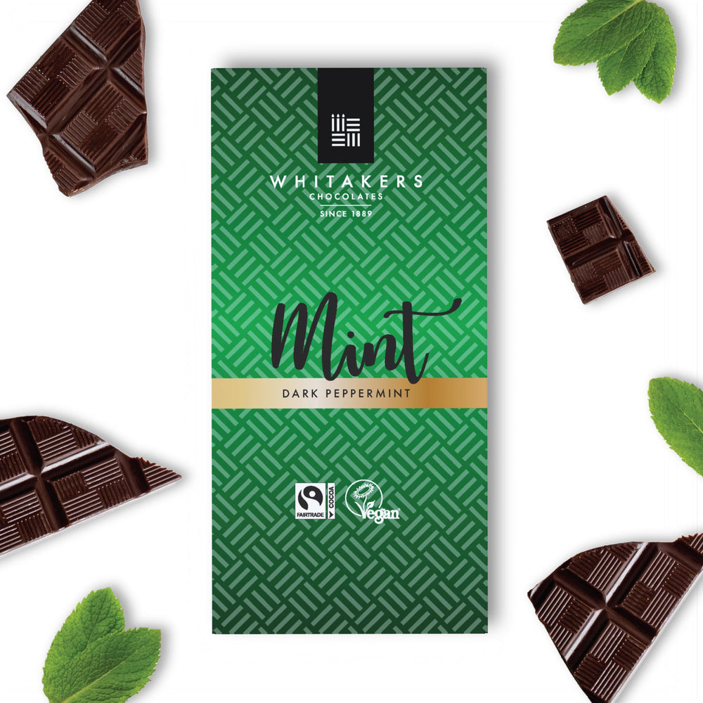 90g dark mint chocolate bar