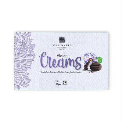 Dark Chocolate Violet Fondant Creams (150g)