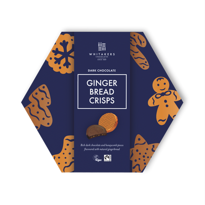 Dark Chocolate Gingerbread Honeycomb Crisps (165g)