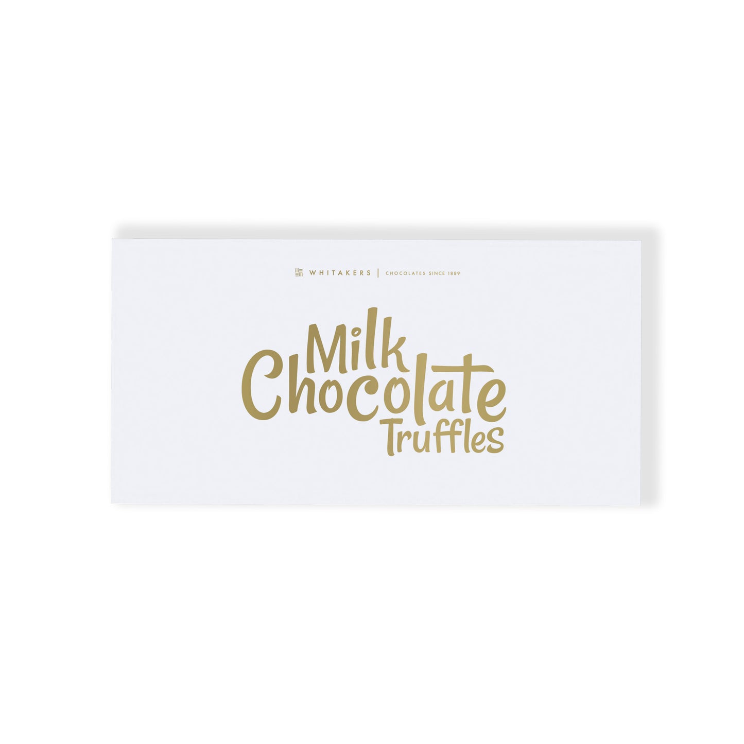 Luxury Milk Chocolate Truffles. This exquisite gift box contains eight hand-finished truffles, each featuring a lusciously soft and creamy milk chocolate ganache centre, lovingly encased in a smooth milk chocolate shell