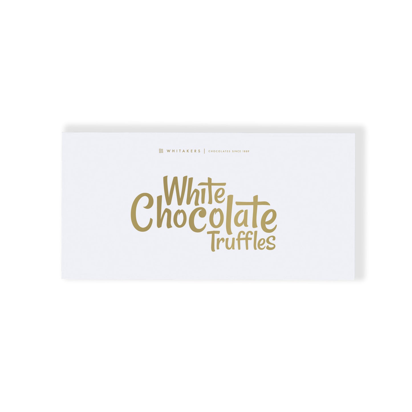 Luxury White Chocolate Truffle Gift Box – a divine collection of eight hand-finished white chocolate truffles