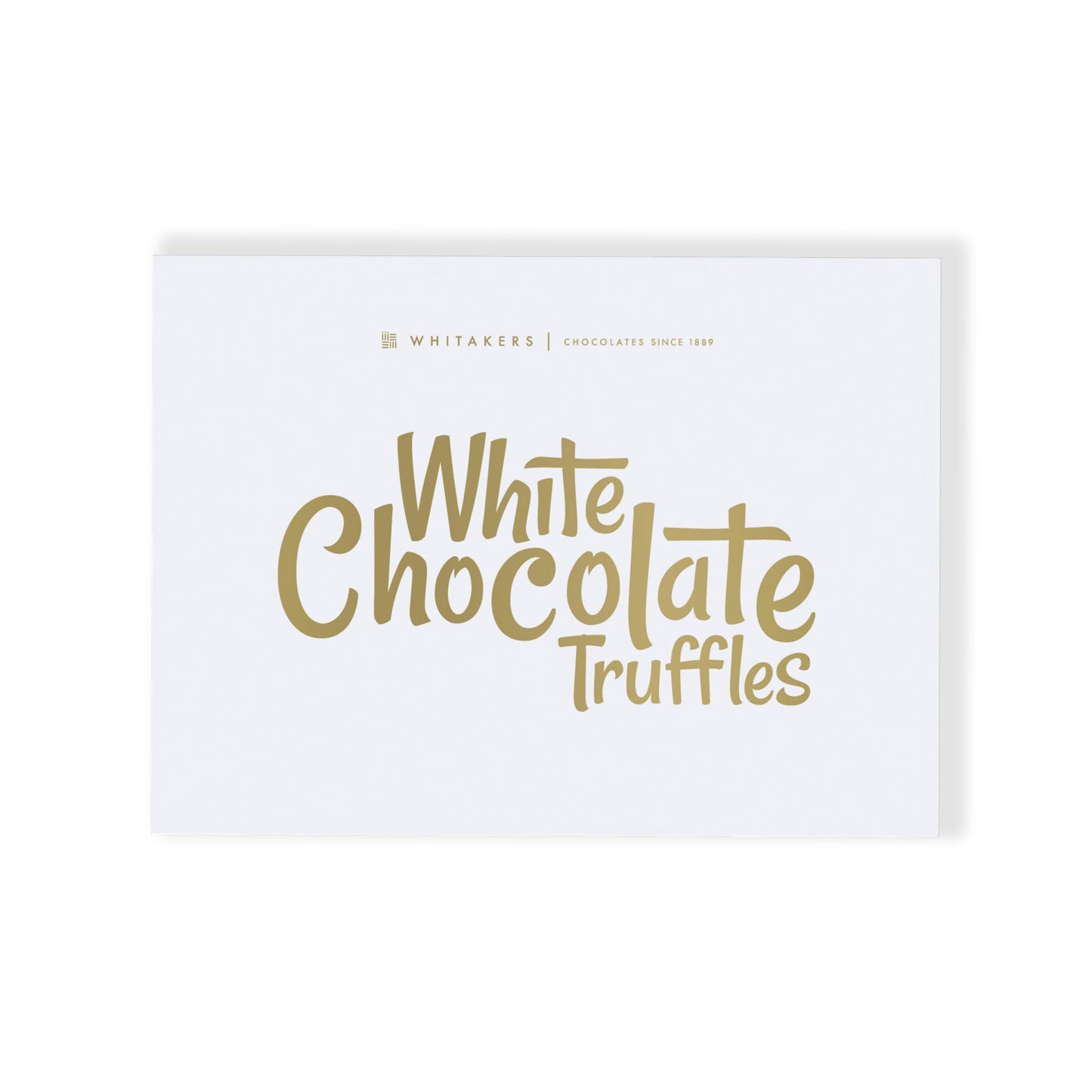 Luxury White Chocolate Truffle Gift Box – a divine collection of eight hand-finished white chocolate truffles