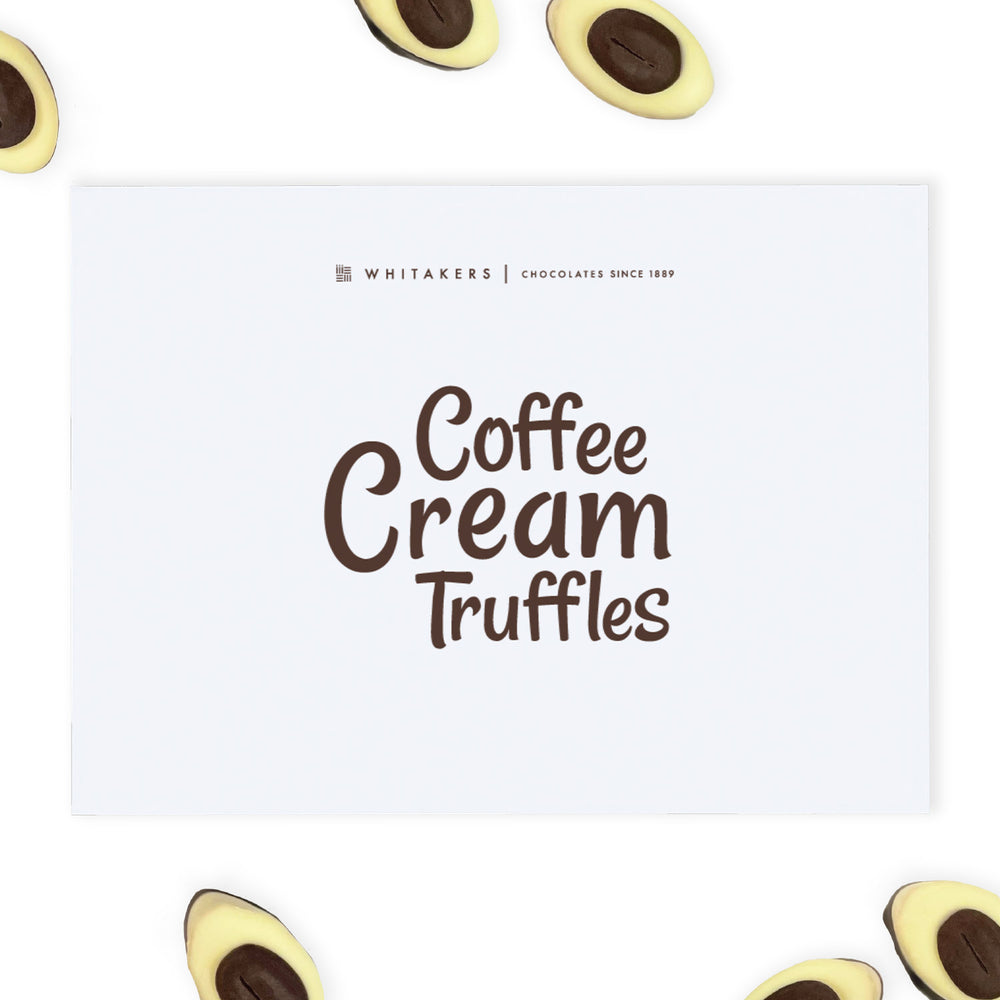 Luxury Coffee Cream Chocolate Truffle Gift Box, featuring twenty-four expertly hand-finished truffles