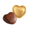 Milk Chocolate Gold Foiled Hearts (1kg)