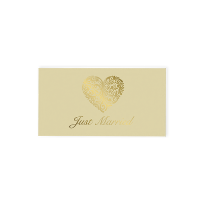 Just Married 2 Chocolate Truffle (gold) Gift Box (25g)