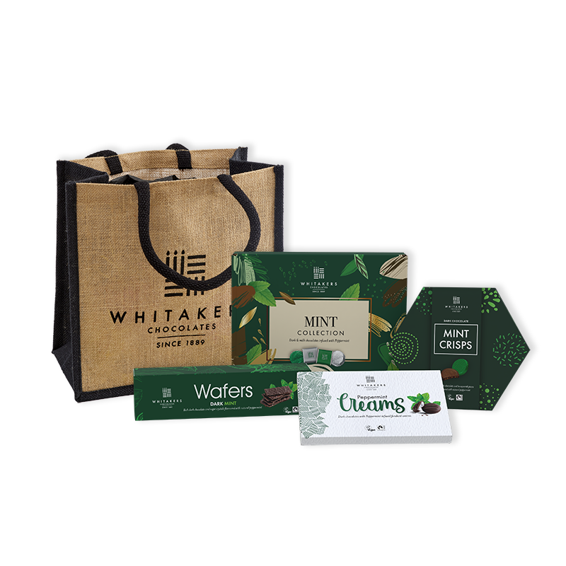 Luxury Mint Chocolate Hamper: Eco-Friendly Gifts | Whitakers Chocolates ...