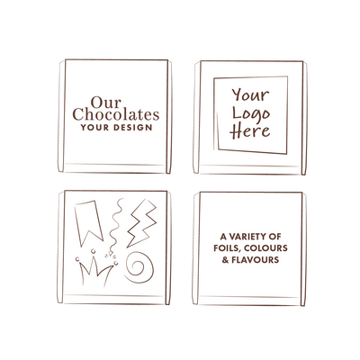 Branded Personalised Chocolate Neapolitans (5g)