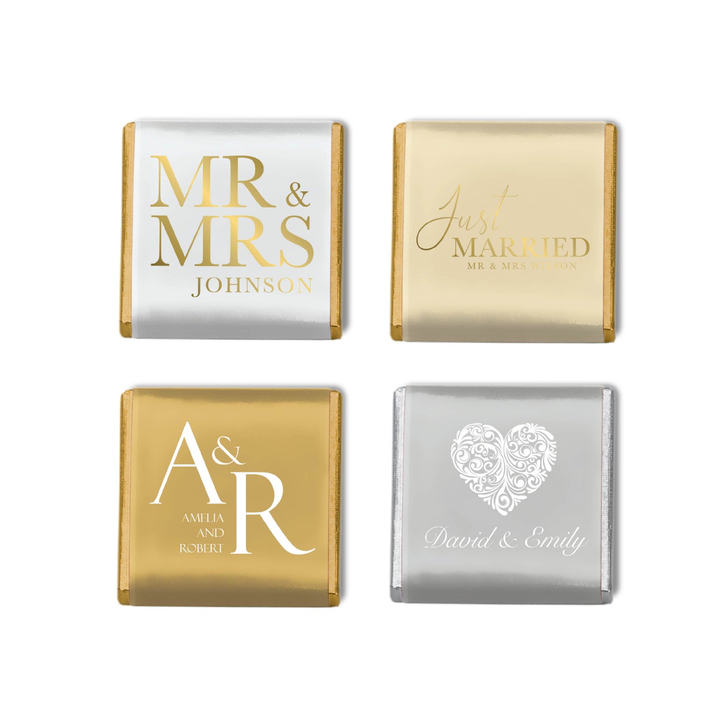 Personalised Wedding Chocolate Neapolitans, expertly crafted to add a unique touch to your celebration