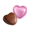 Milk Chocolate Pink Foiled Hearts (1kg)