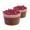 Milk Chocolate Raspberry Cup Catering Box (1kg)