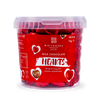 Milk Chocolate Red Foiled Hearts Tub (1kg)
