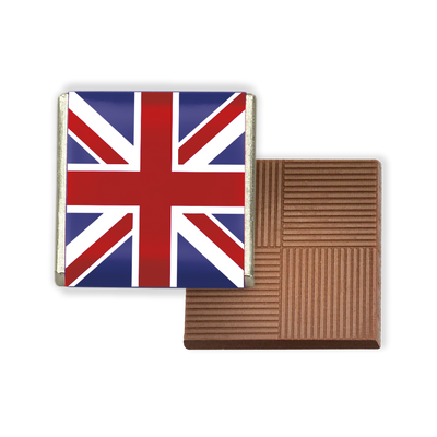 Milk Chocolate 'Union Jack' Neapolitans (1kg)