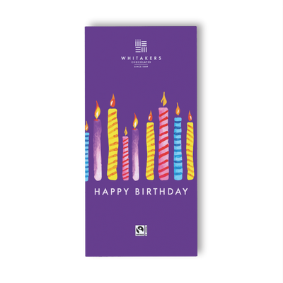 Happy Birthdays (Candles) Milk Chocolate Bar (90g)
