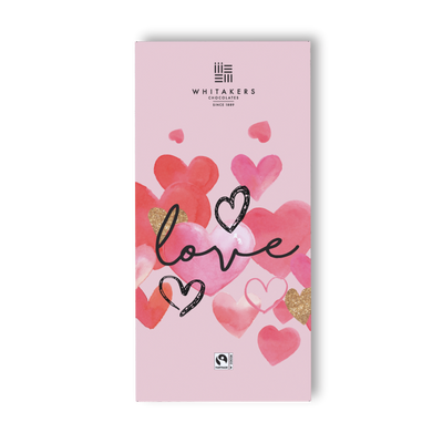 Love Heart Milk Chocolate Bar (90g)
